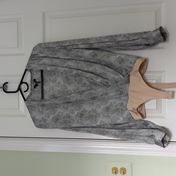 PAIGE Sevilla Silver Bodysuit, XS - Picture 2 of 5